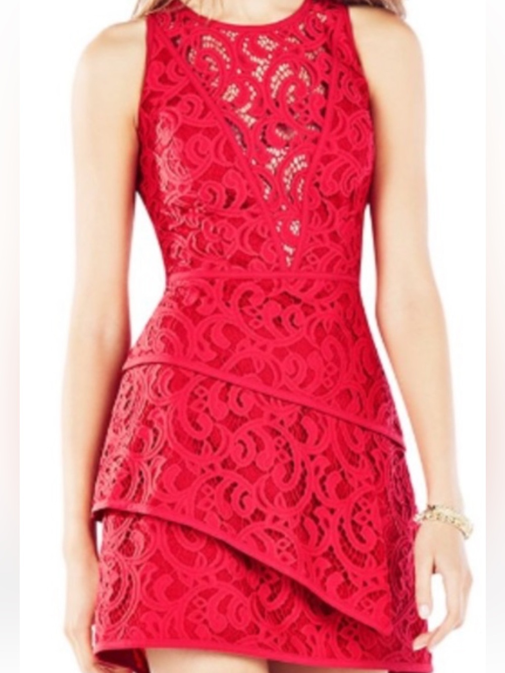 BCBGMAXAZRIA Hannah Lace Dress